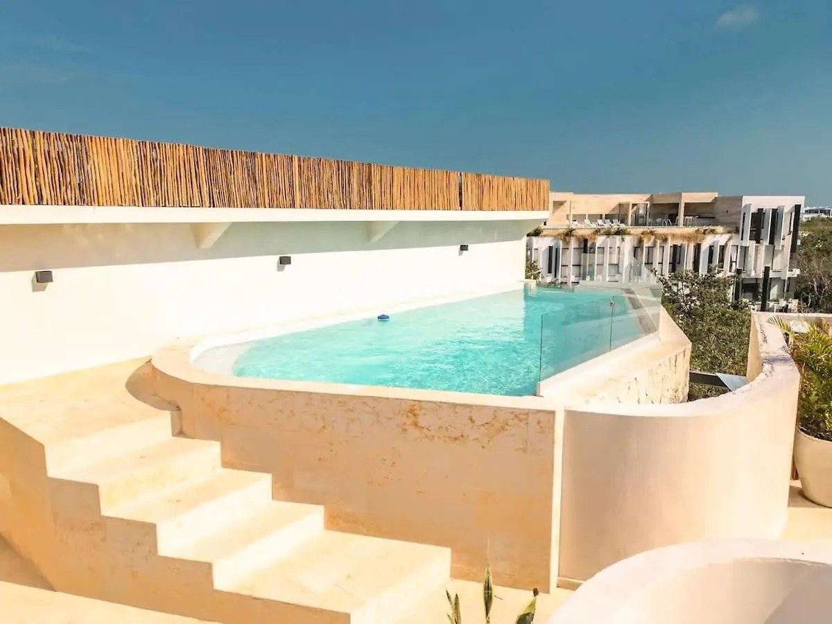 4 Pax Luxury Condo Pool Acces Tulum Apartment
