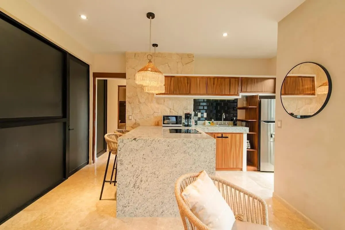 4 Pax Luxury Condo Pool Acces Tulum Mexico